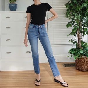 FRAME Le High Straight Caroline Jeans